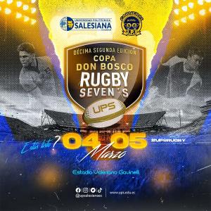 Afiche promocional del la XII Copa Don Bosco de Rugby Seven´s